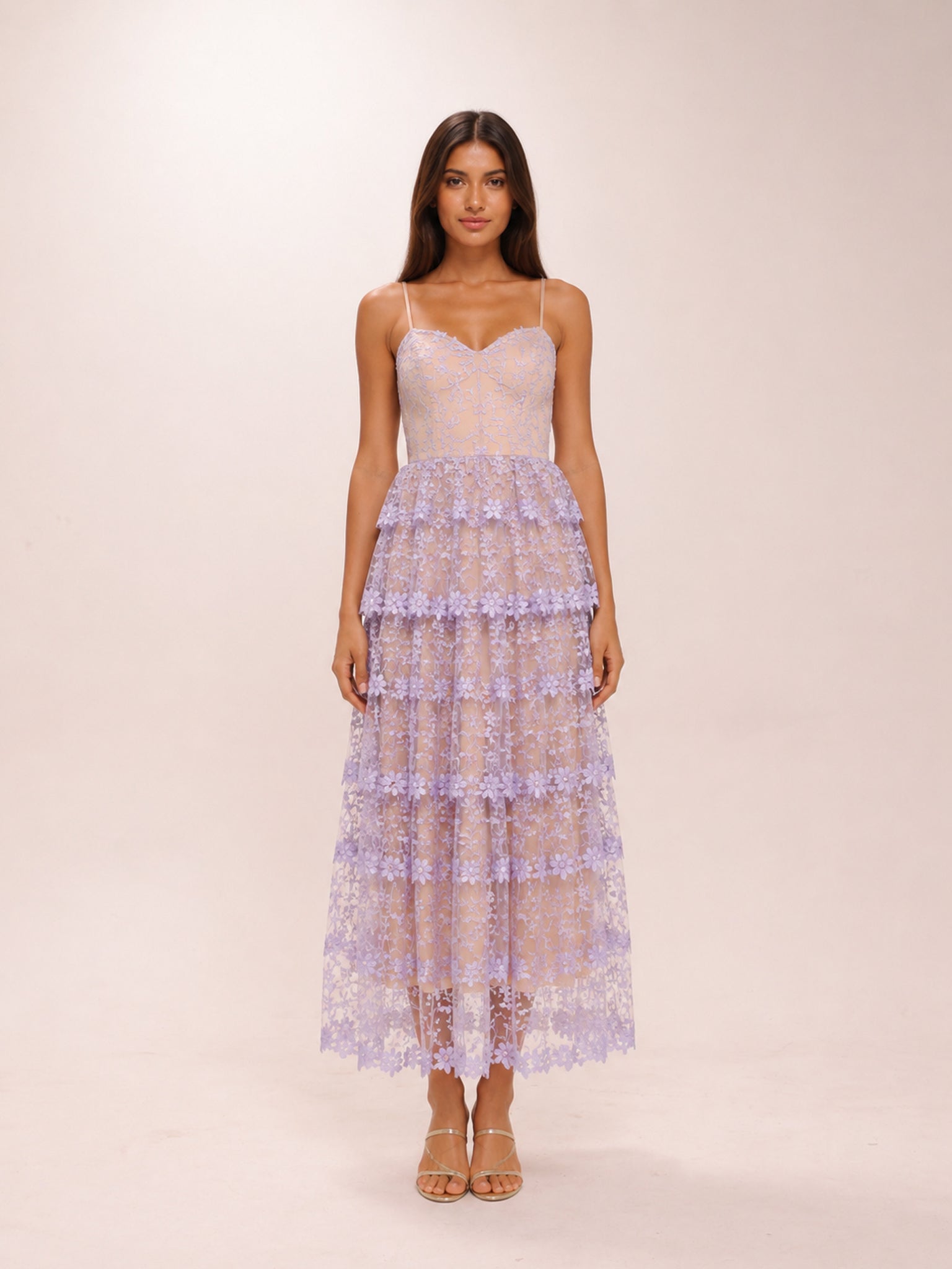 Crochet Layered Midi Dress – rentarela