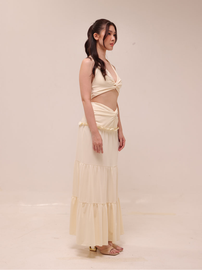 Elara Ivory Resort Dress