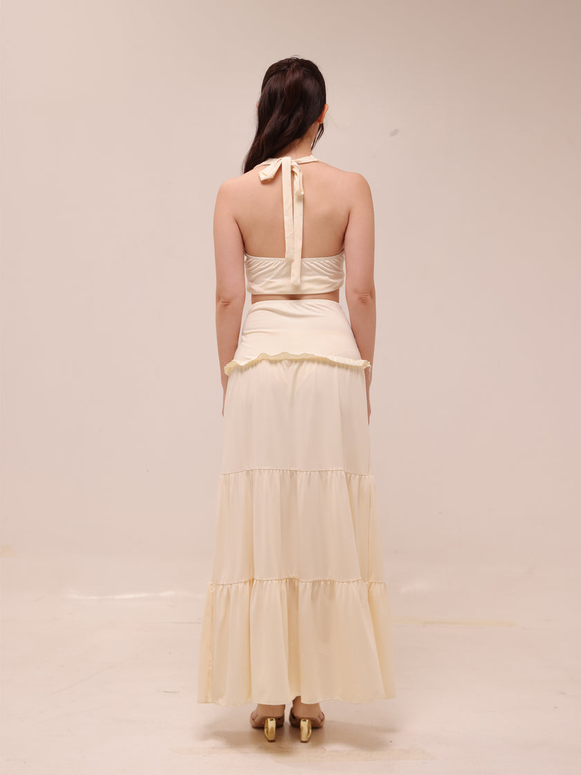 Elara Ivory Resort Dress