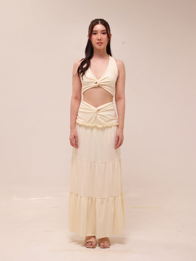 Elara Ivory Resort Dress