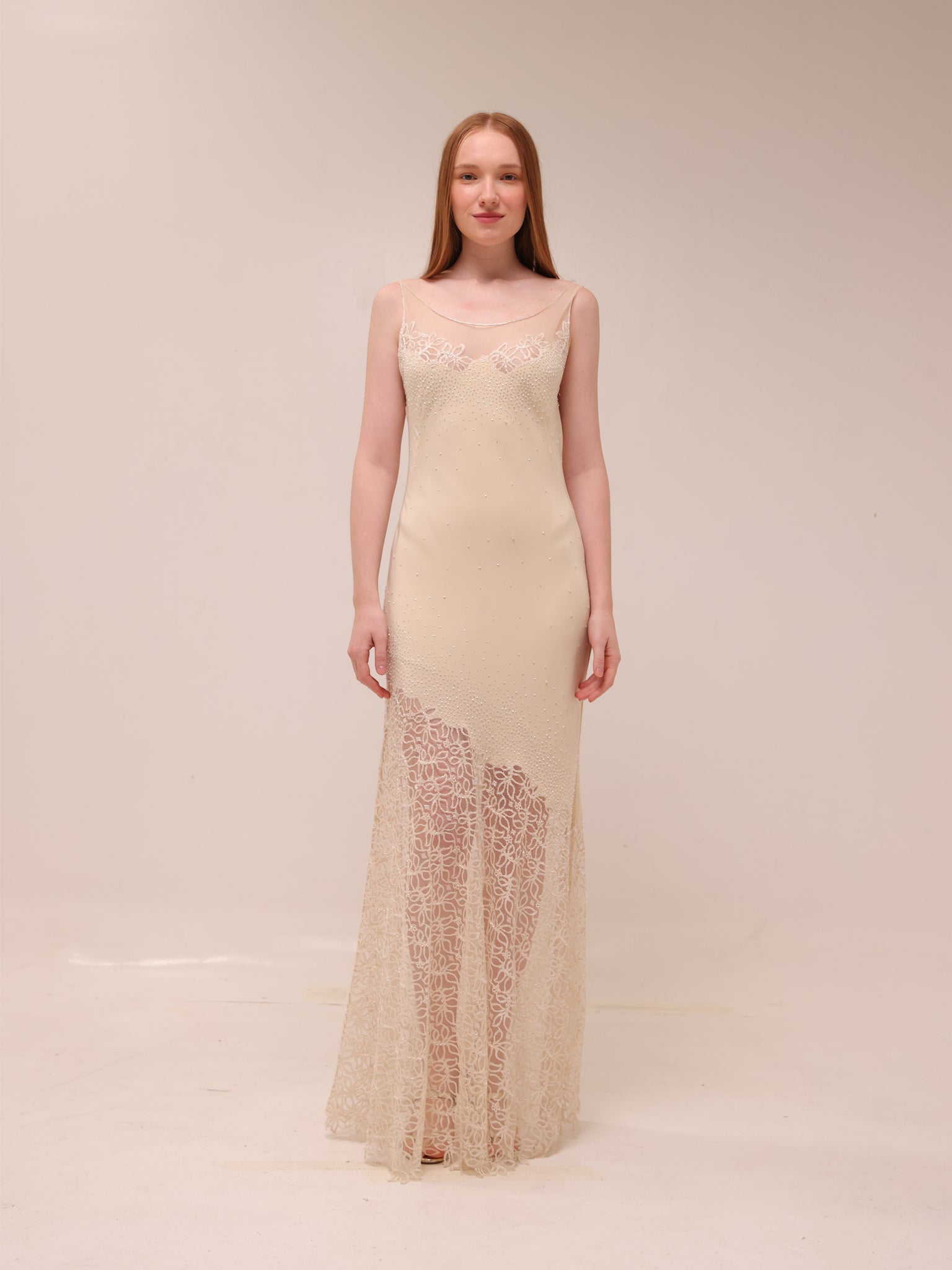 Clara Lace Slip Gown