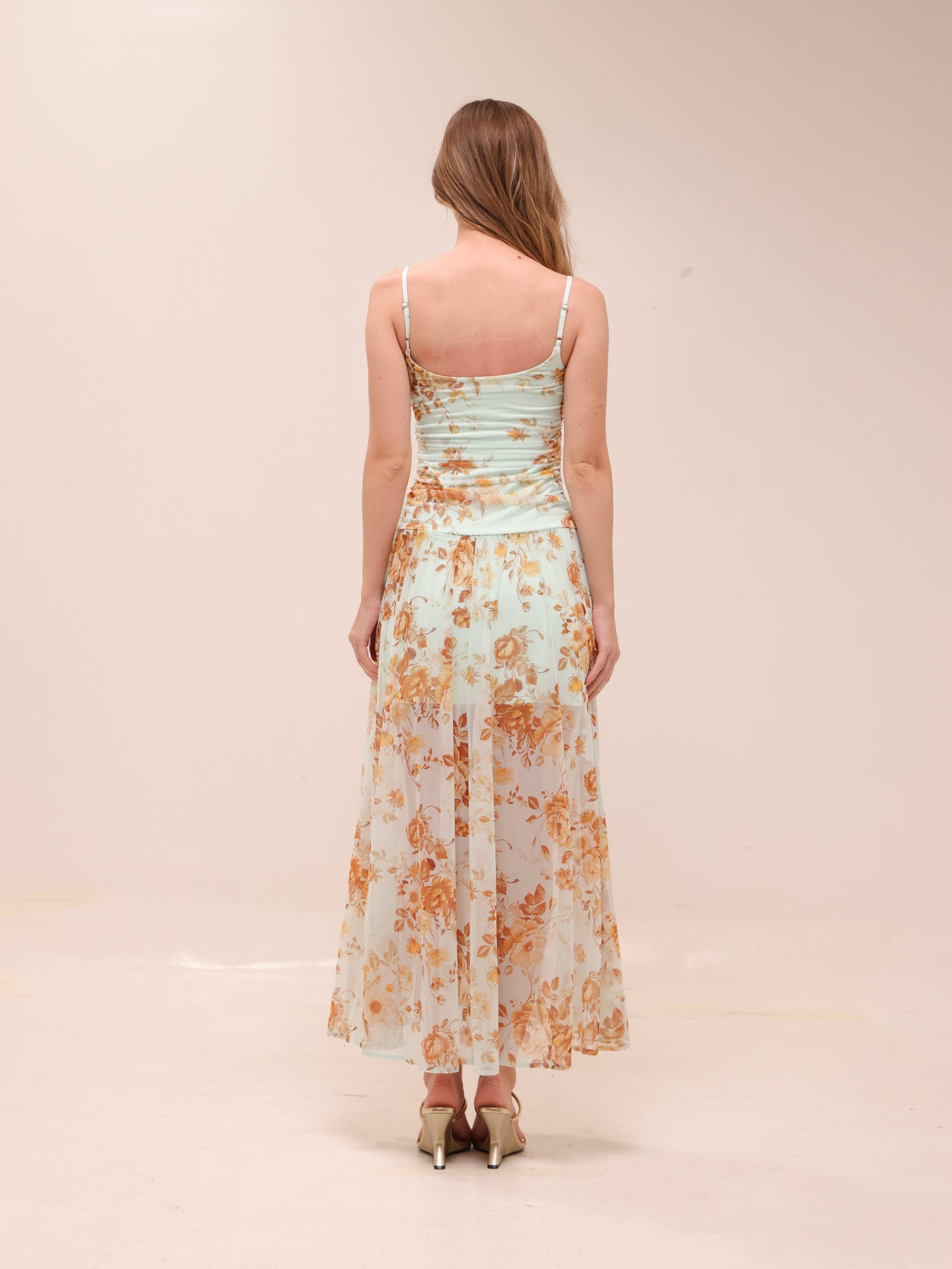 Flowy Sheer Maxi Dress