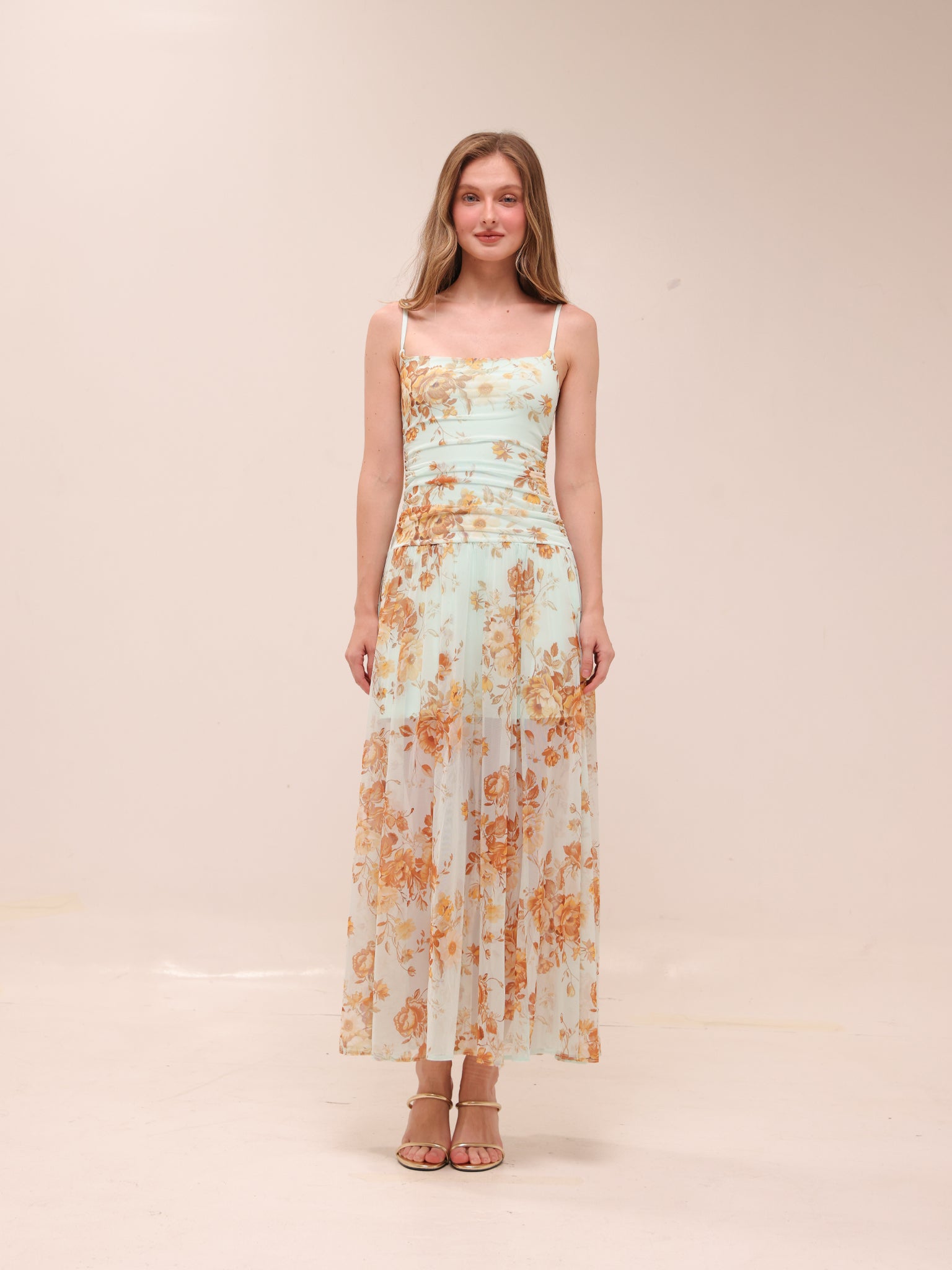 Flowy Sheer Maxi Dress