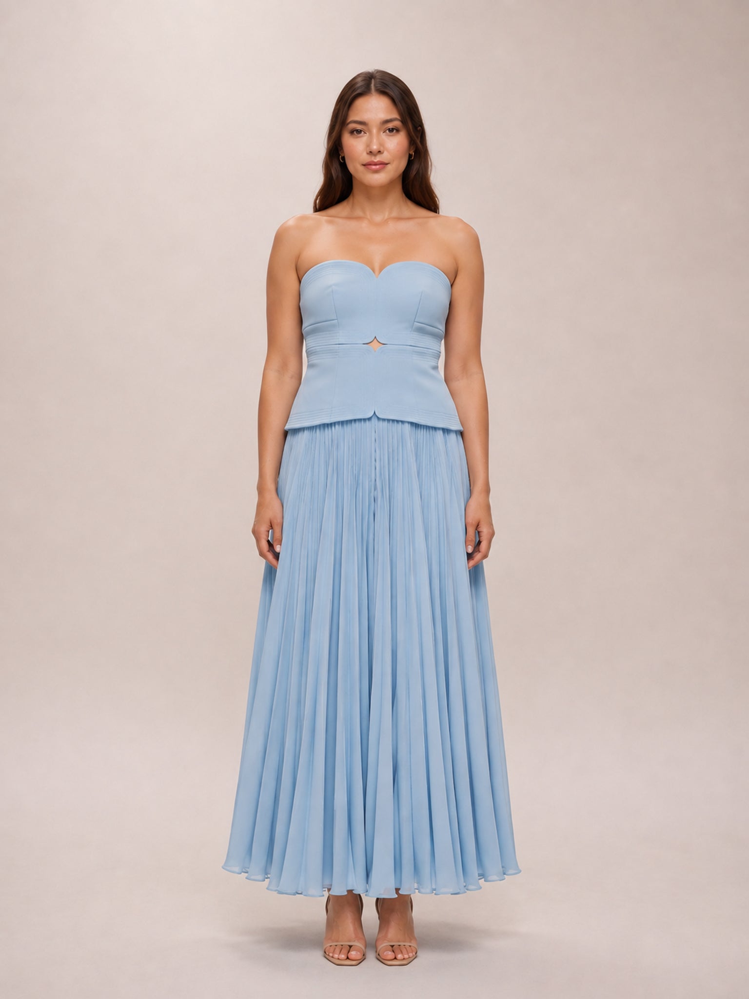 Avonlea Pleated Midi Dress