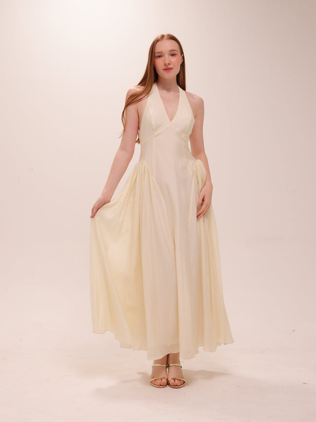Juliette Halter Maxi Dress