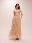 Elara Lace Corset Midi Dress
