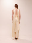 Silk Scarf Slip Maxi Dress