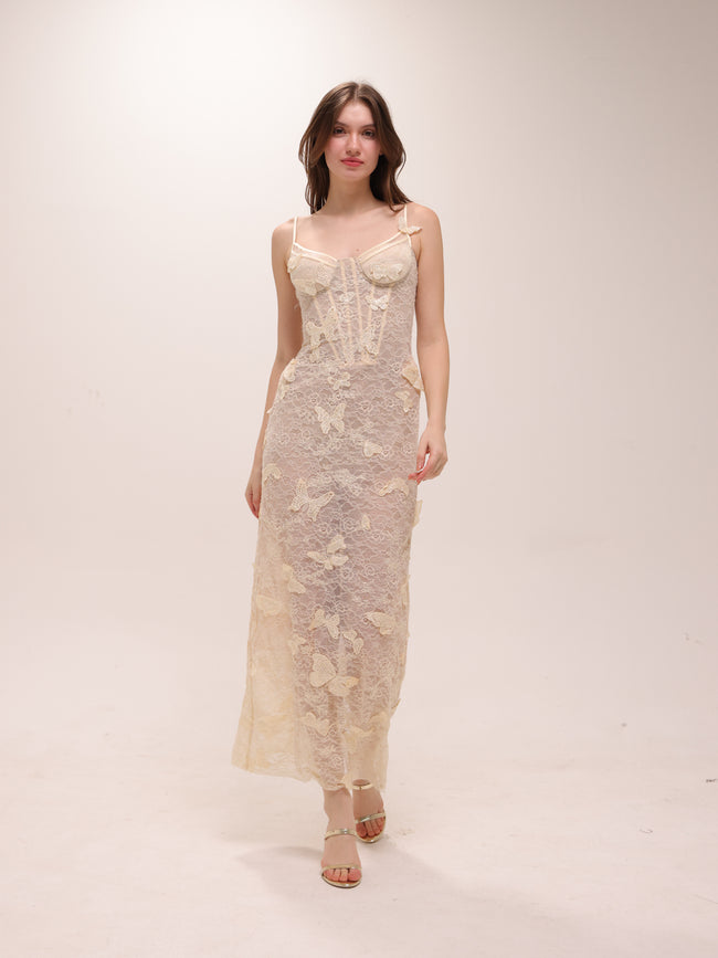 Butterfly Lace Dress