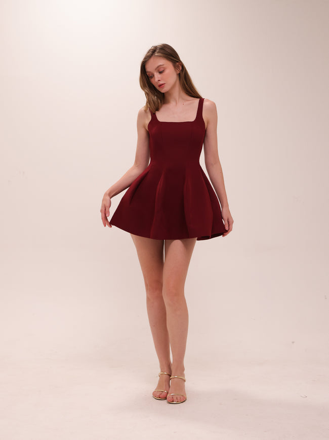 Luna Dress in Red