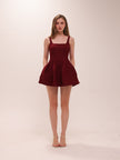Luna Dress in Red