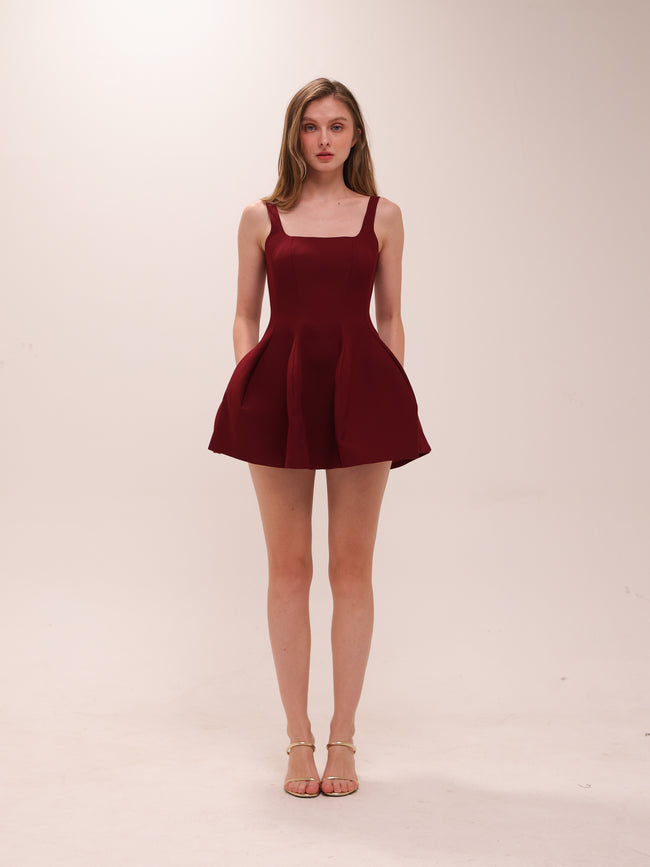 Luna Dress in Red