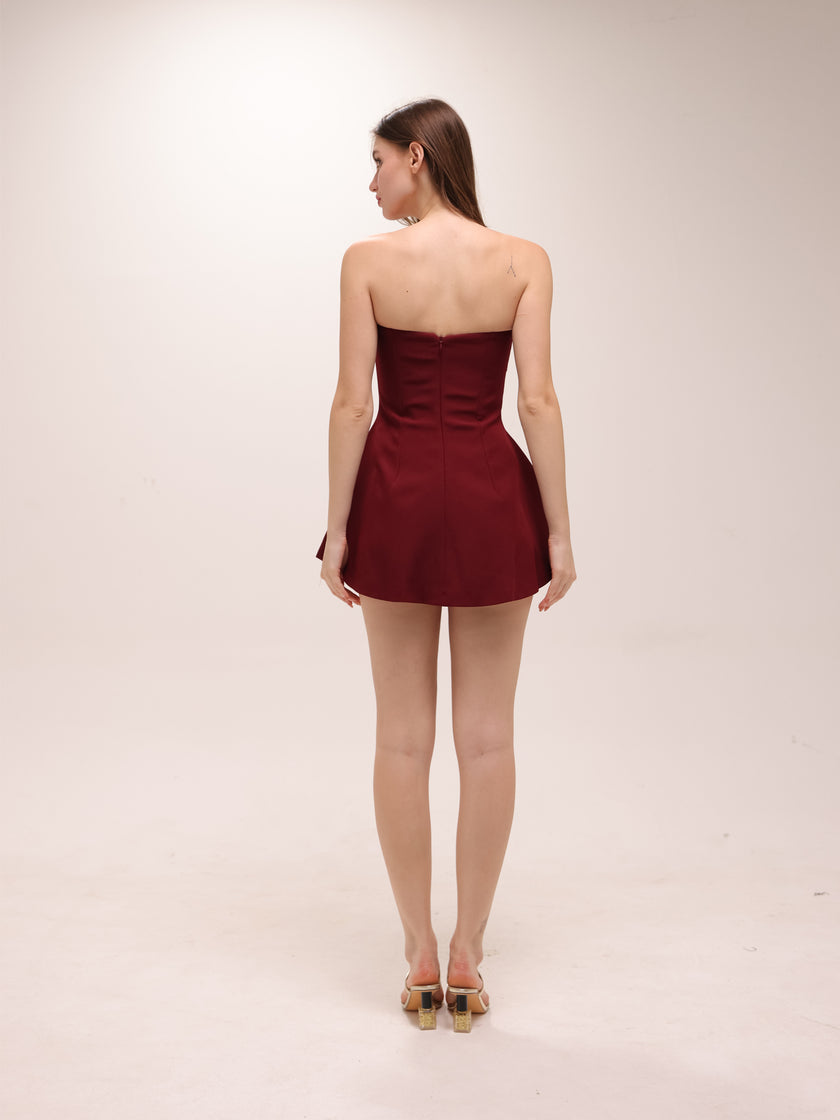 Lucia Dress in Red