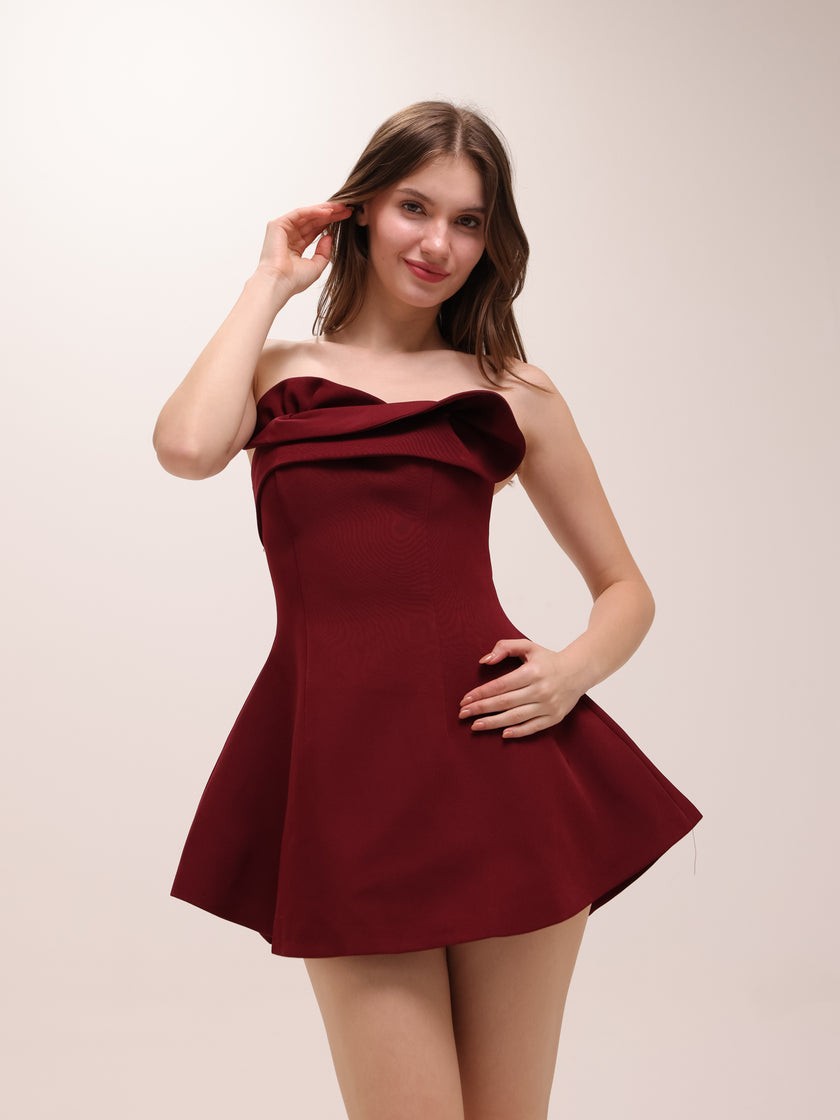 Lucia Dress in Red