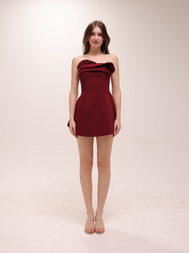 Lucia Dress in Red