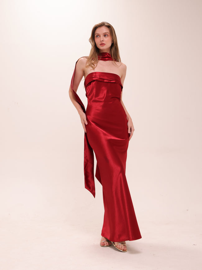 Novia Dress in Red