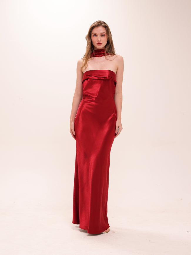 Novia Dress in Red