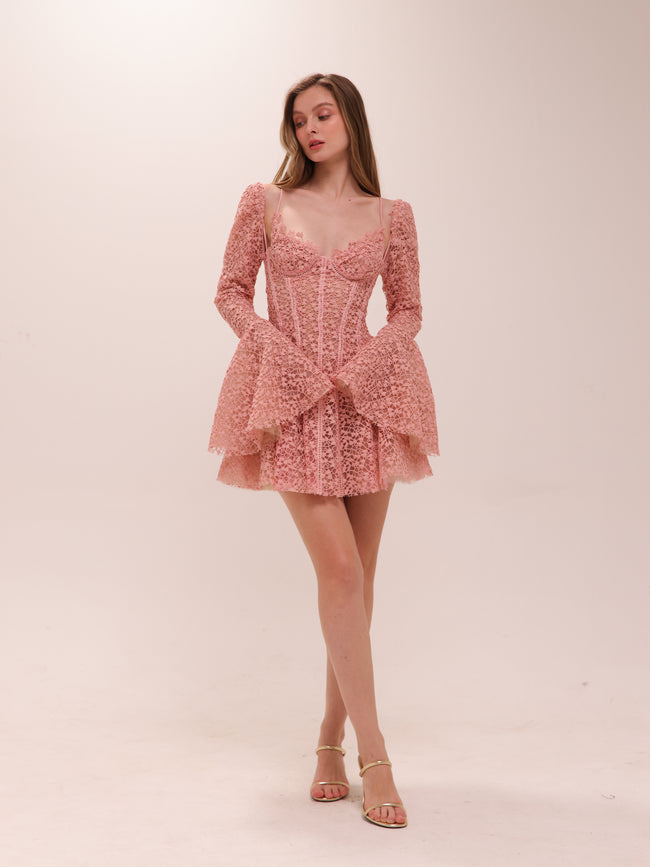 Lara Dress in Pink