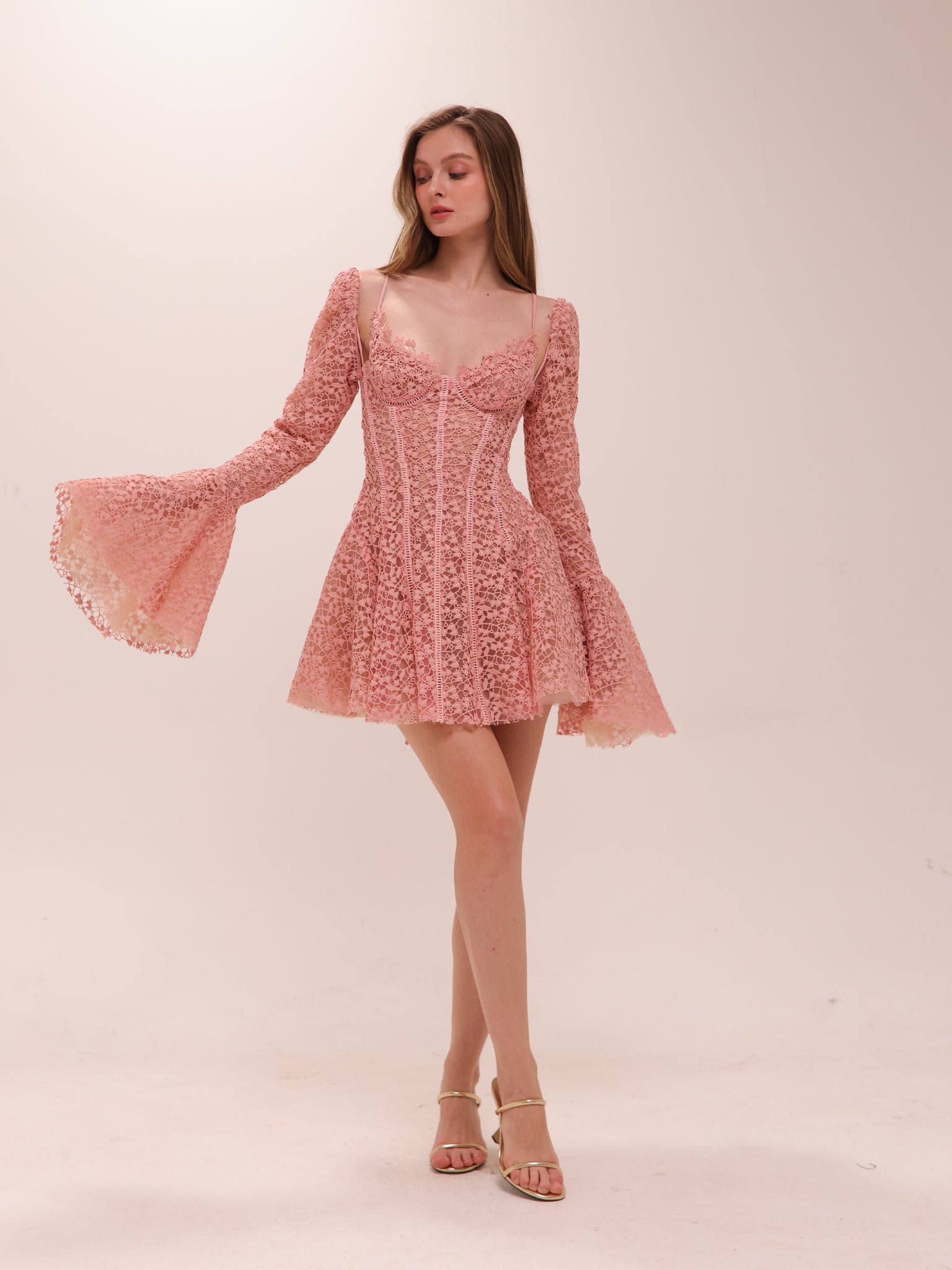 Lara Dress in Pink