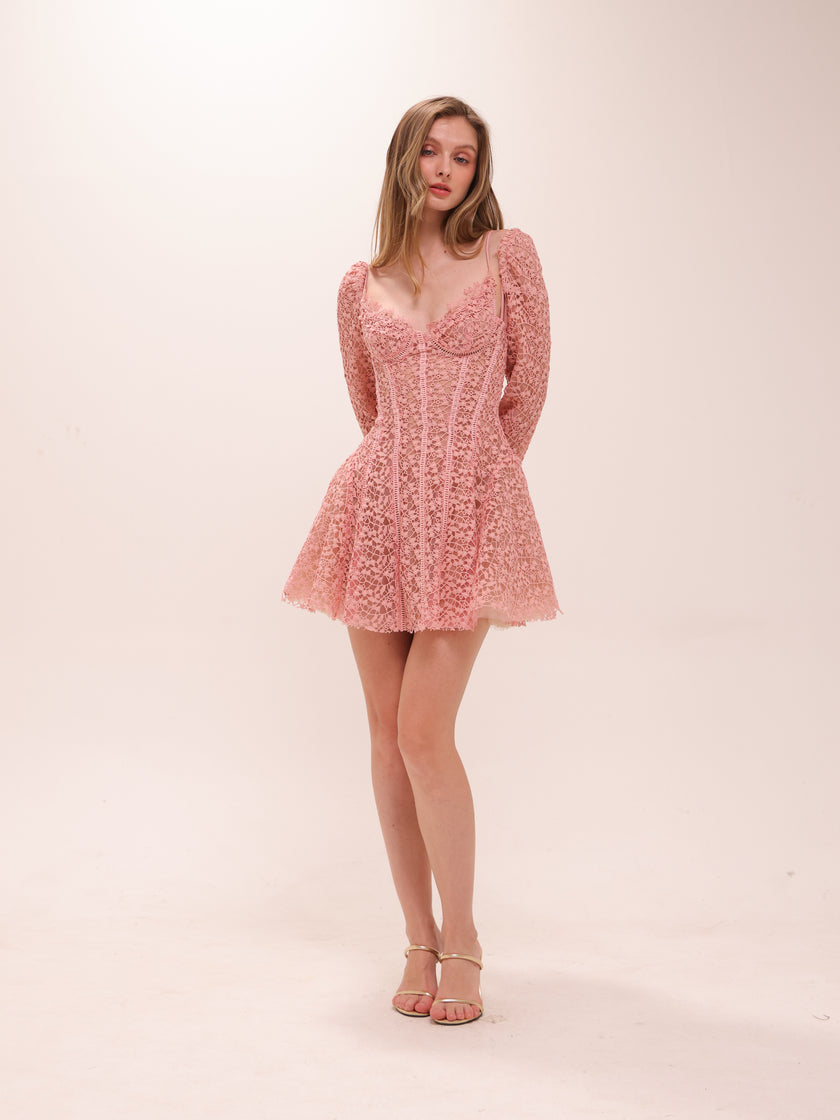 Lara Dress in Pink