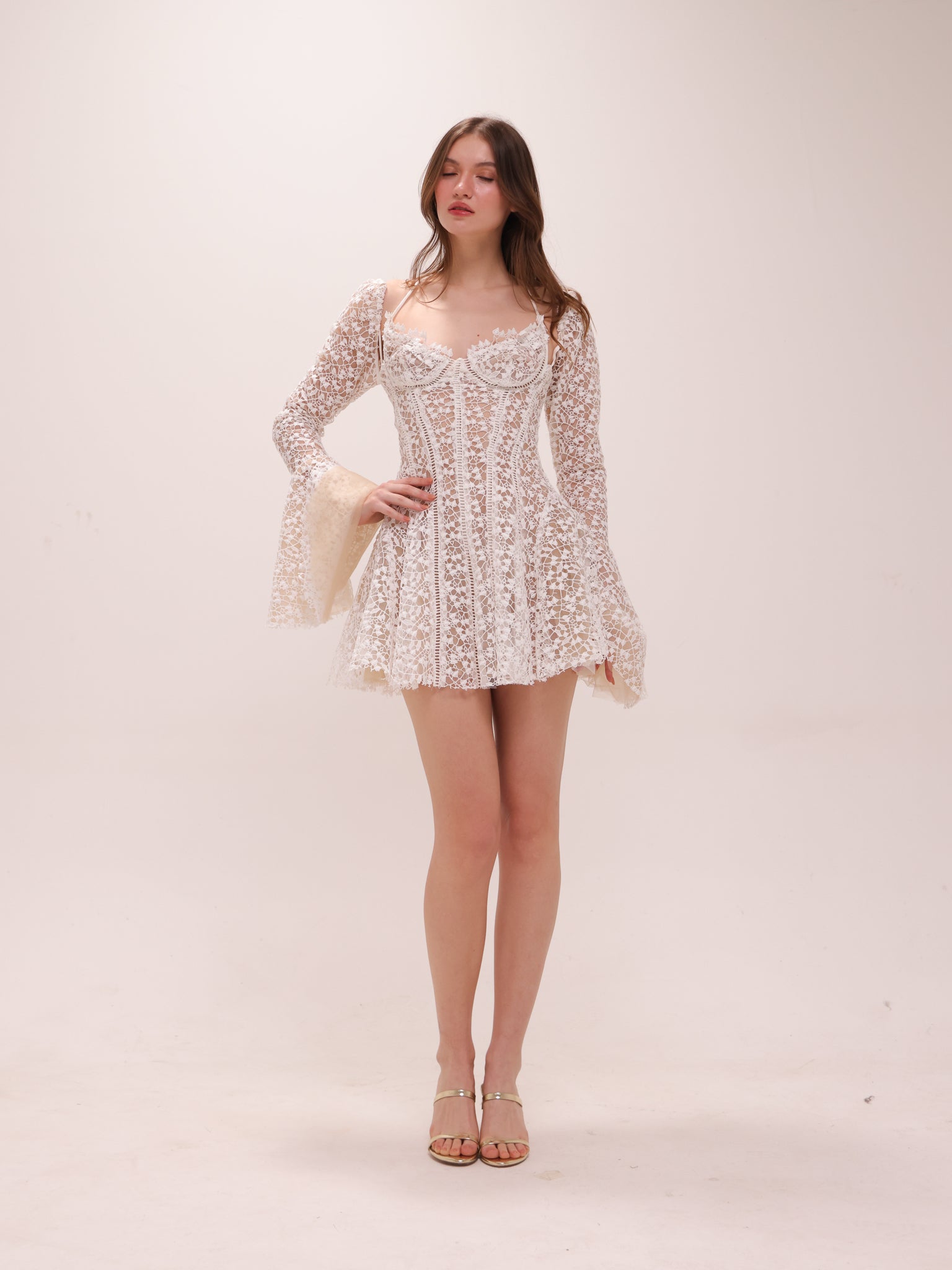 Lara Dress in White