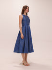 Charlotte Blue Midi Dress