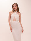 Seraphine Sequin Halter Gown