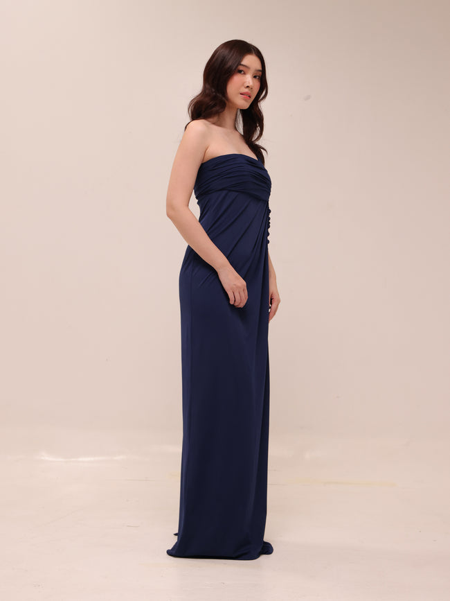 Midnight Drape Gown