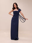 Midnight Drape Gown