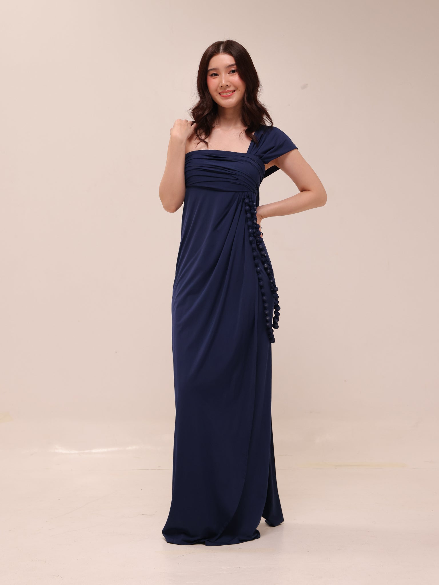 Midnight Drape Gown