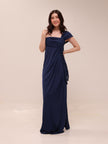 Midnight Drape Gown