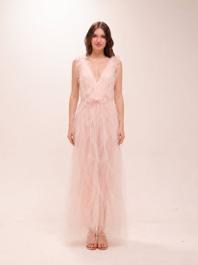 Blush Bow Gown