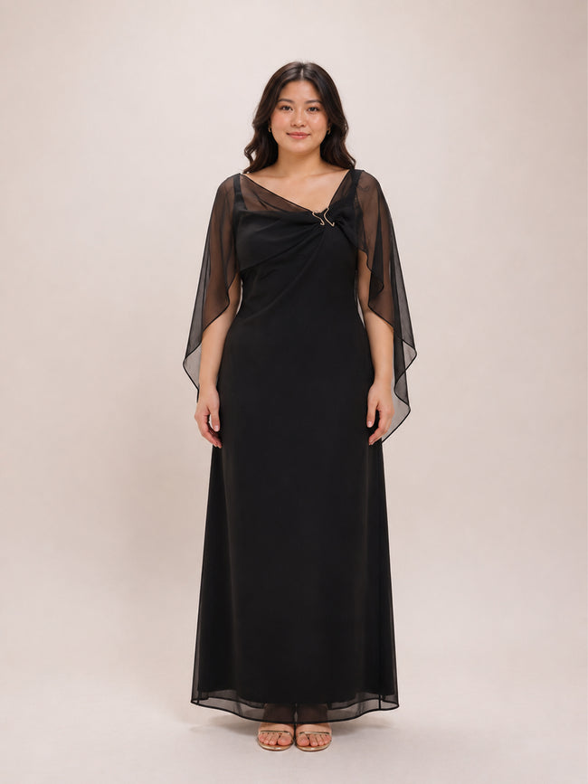 Seraphina Cape Gown