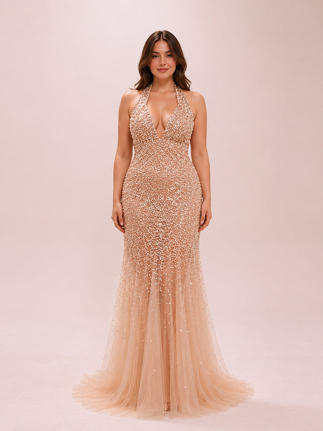 Champagne Stardust Gown