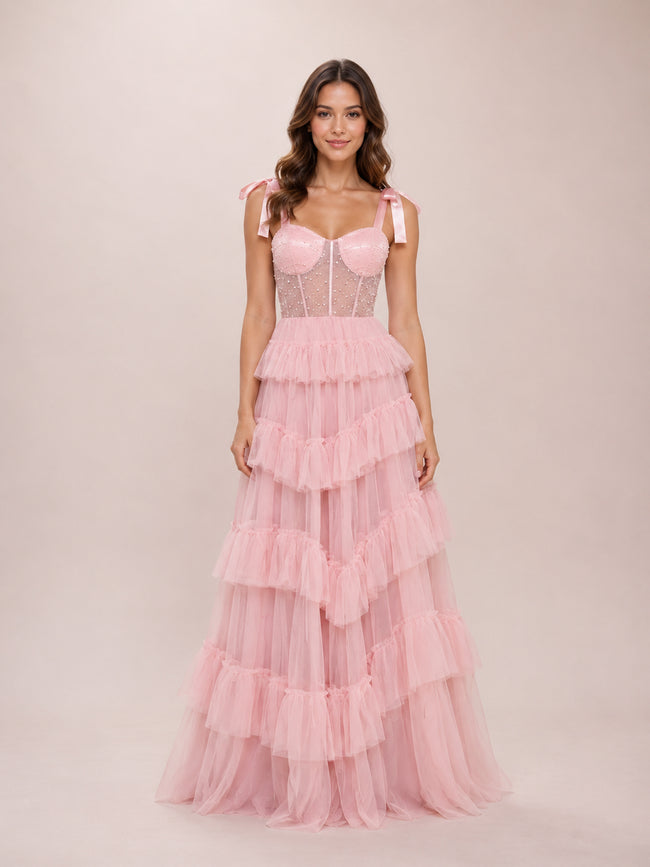 Bellanique Ruffle Gown