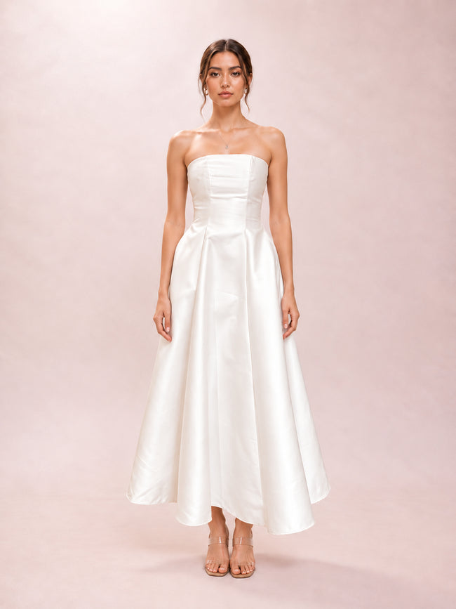 Delys Dress in Cream