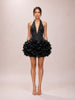 Raven Bloom Mini Dress