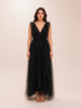 Blush Bow Gown in Black