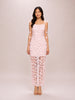 Camille Floral Dress in Light Pink