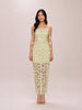 Camille Floral Dress in Green