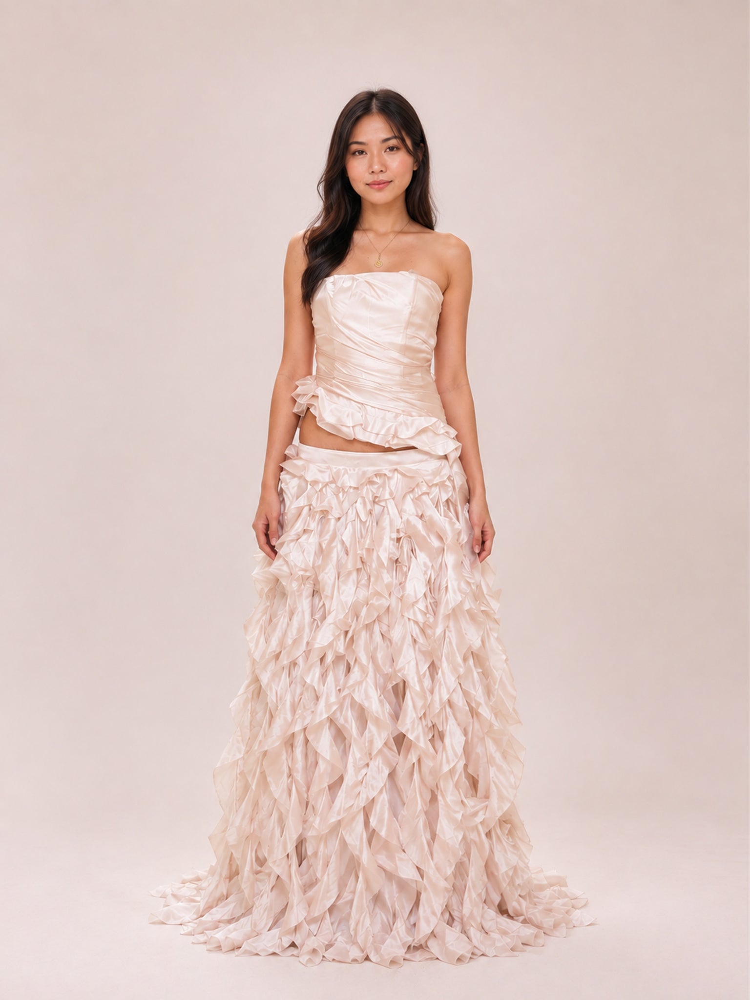 Tiffany Dress in Nude Pink