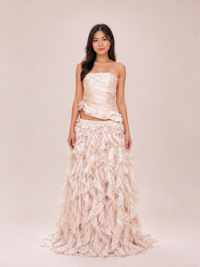 Tiffany Dress in Nude Pink