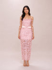 Camille Floral Dress in Pink