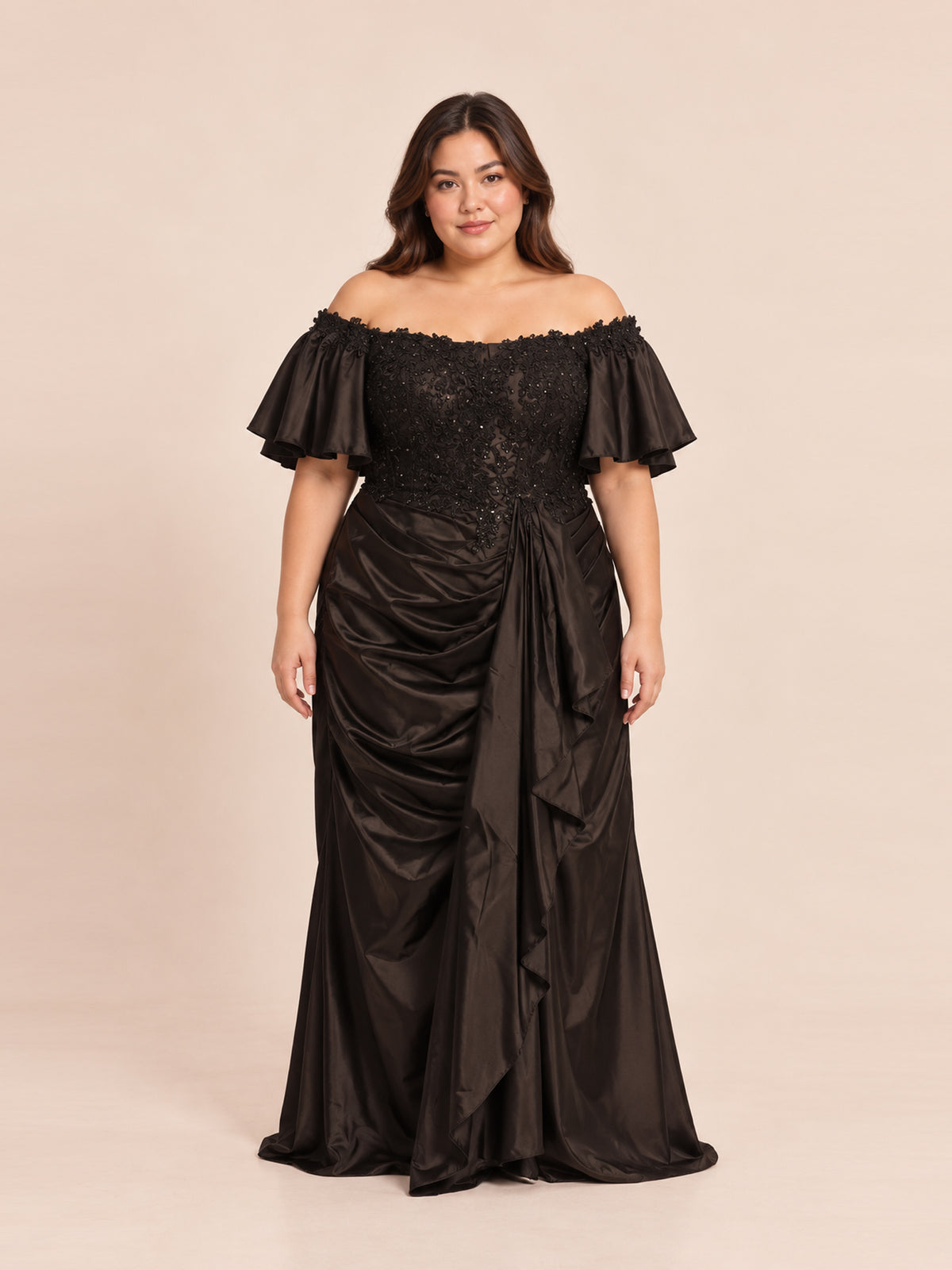 Marcella Black Gown