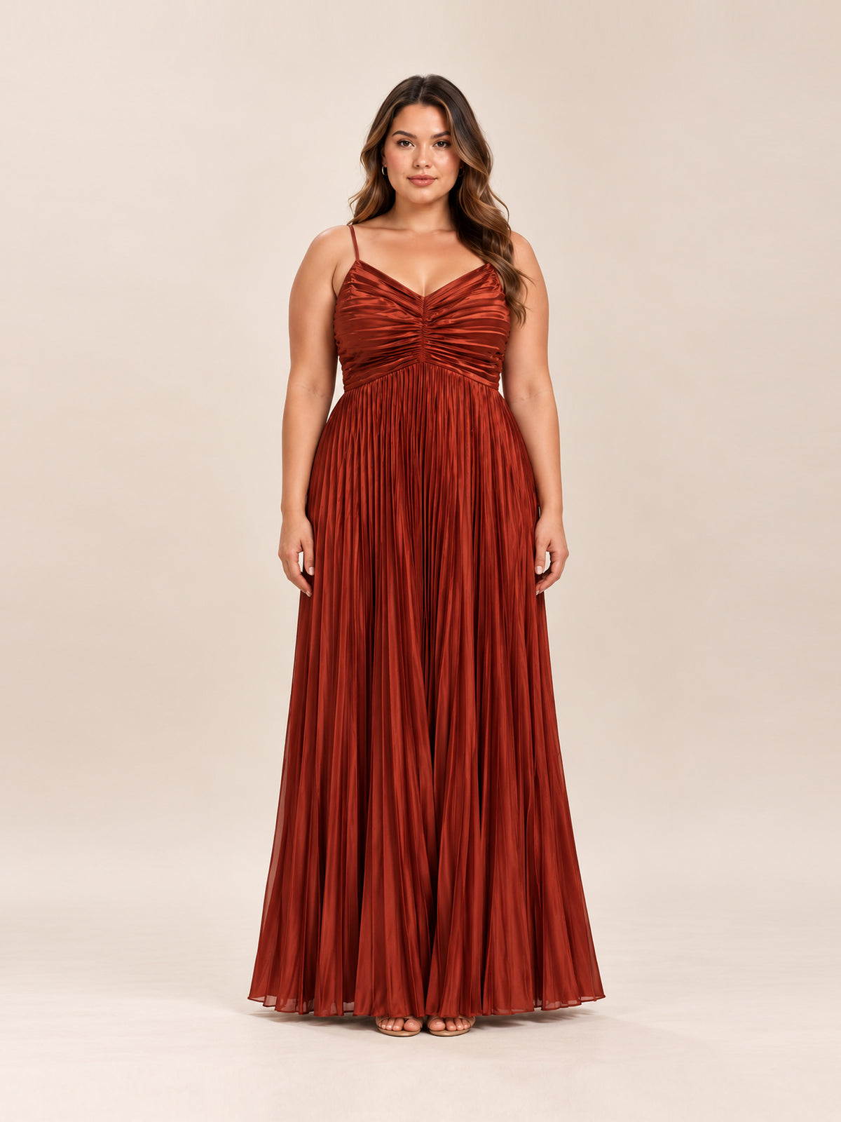 Carmella Pleated Gown