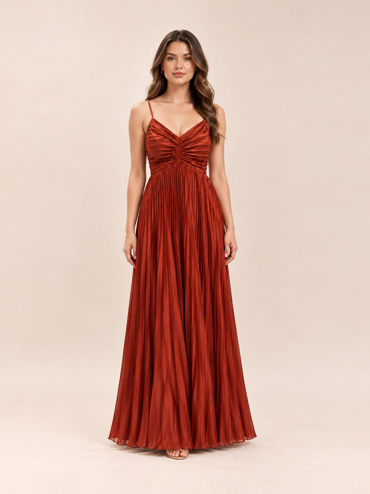 Carmella Pleated Gown