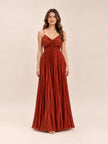 Carmella Pleated Gown