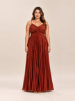 Carmella Pleated Gown