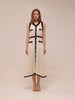 Parisian Knit Button Midi Dress