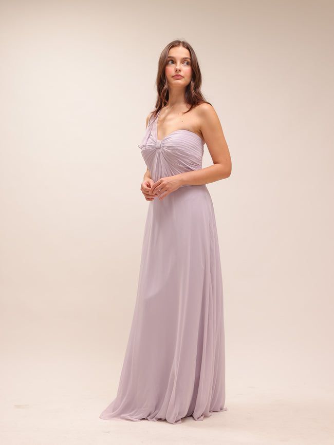 Luna Chiffon Lilac Gown