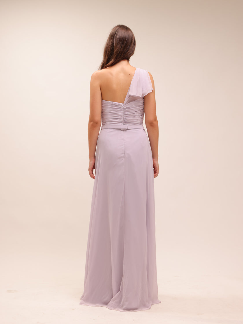 Luna Chiffon Lilac Gown
